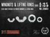 RT-Diorama 35663 Wingnuts & Lifting Rings 1/35
